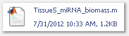 TissueS_miRNA_biomass.m
